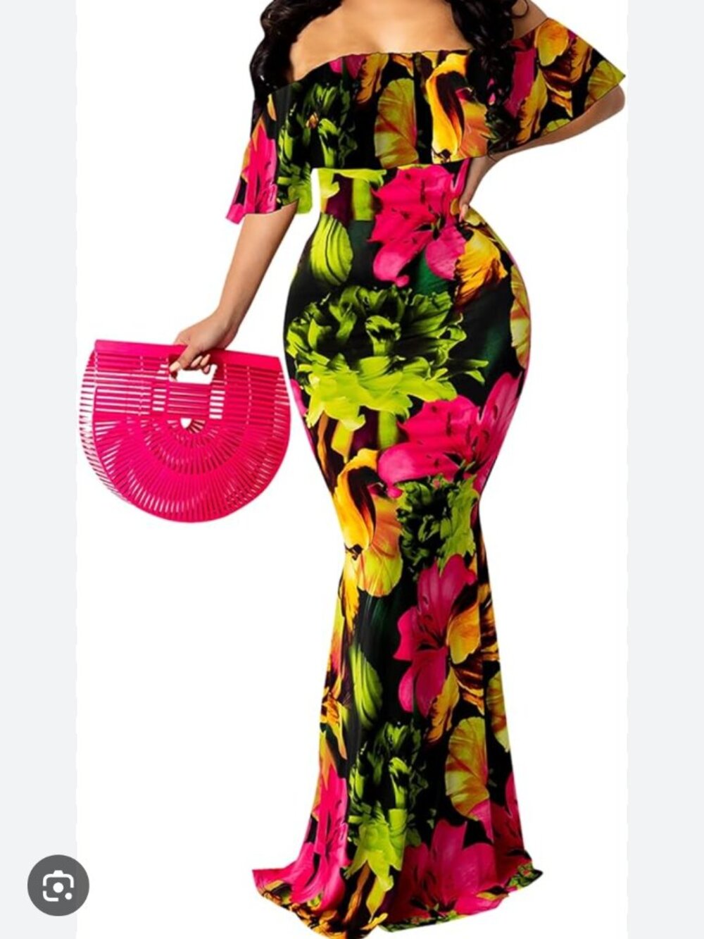 Tropical Maxi Dress